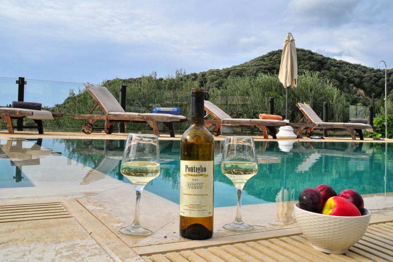Villa Larna Corfu Kavvadades Exterior foto